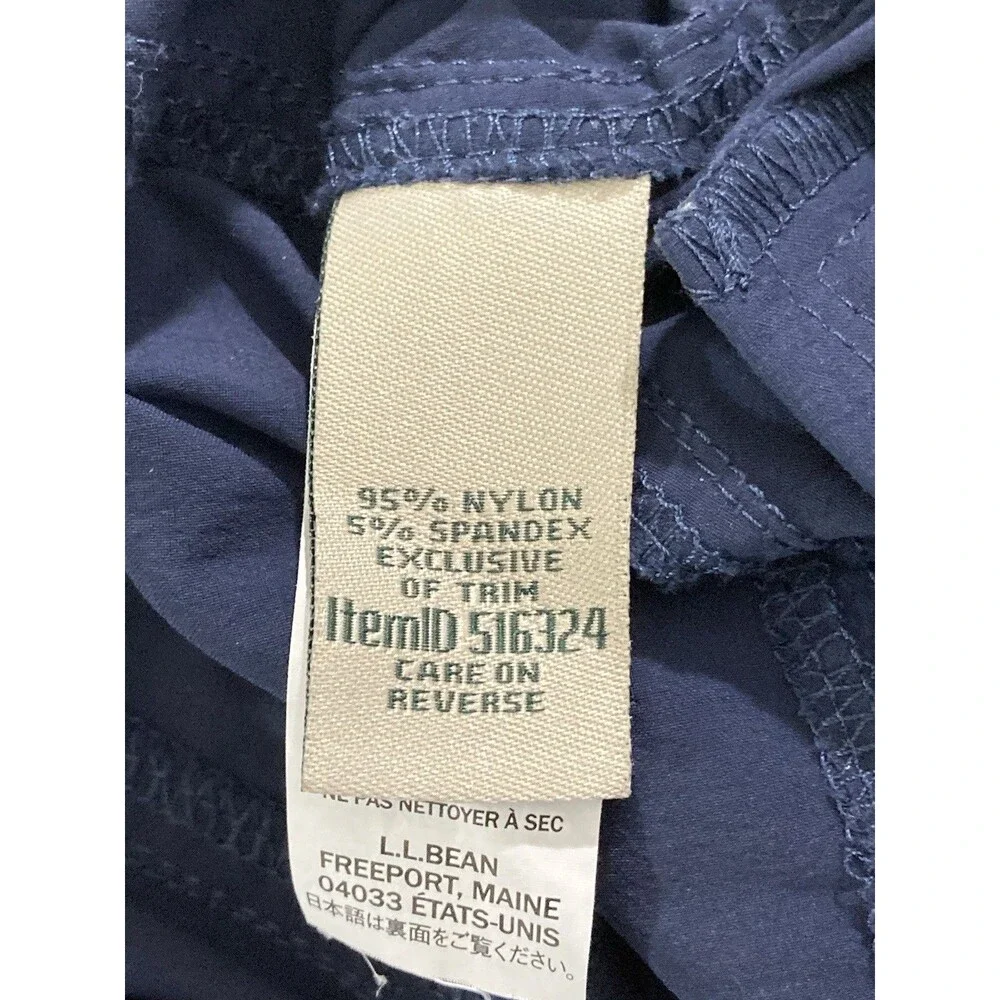 L.L. Bean Navy Performance Trail Pants - UV protection, water resistant - Picture 11 of 14